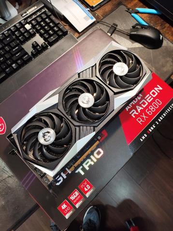 MSI RX 6800 Gaming X Trio grafische kaart beschikbaar voor biedingen
