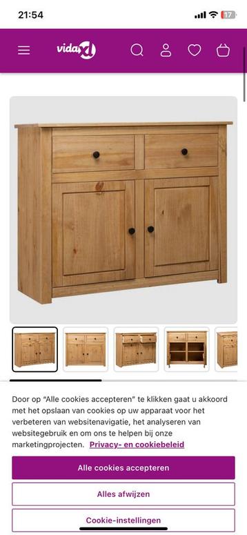 Buffet, Enlèvement, Utilisé, Pin, 100 à 150 cm