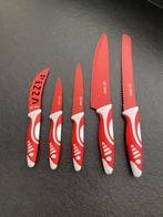 Set van 5 messen, Huis en Inrichting, Nieuw, Ophalen of Verzenden, Los bestek, Inox of Chroom