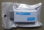 Wii 2 HDMI adapter voor de Nintendo Wii Wit NIEUW, Games en Spelcomputers, Ophalen of Verzenden, Nieuw
