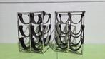 Eichholtz Envy Wine Rack, wijnrek, lederen riemen, 2 stuks, Ophalen of Verzenden