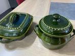 2 x vuurvaste authentieke hongaarse ovenschotels met deksel, Ophalen, Nieuw