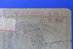 1944 :  carte identité commune de NANDRIN (Prov. Luxembourg), Ophalen of Verzenden, Overige soorten, Overige typen
