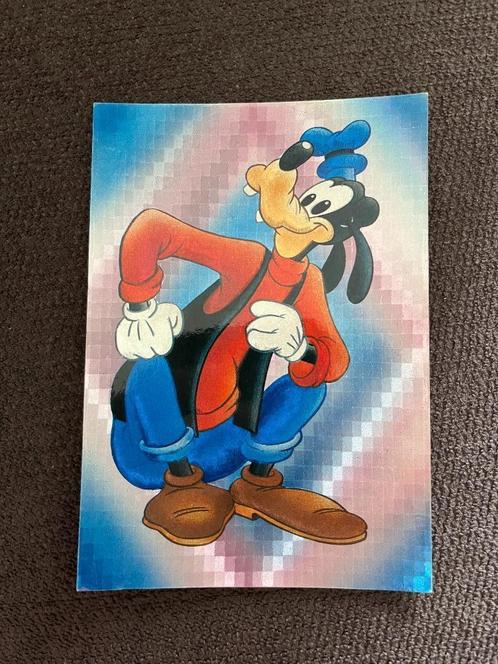 Postkaart Disney Couleur Magiques 'Goofy', Verzamelen, Disney, Zo goed als nieuw, Plaatje of Poster, Goofy of Pluto, Verzenden