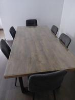 Tafel met stoelen, Huis en Inrichting, Tafels | Eettafels, Zo goed als nieuw, Vijf personen of meer, 150 tot 200 cm, Eikenhout