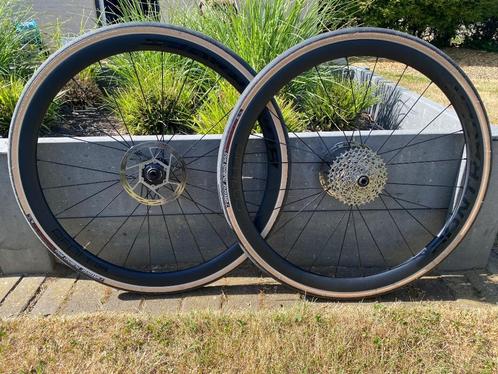 Bontrager Aeolus wielset, Fietsen en Brommers, Fietsonderdelen, Zo goed als nieuw, Racefiets, Wiel, Ophalen