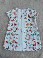 Witte jurk Zara met gekleurde vlinders, Kinderen en Baby's, Ophalen of Verzenden, Zo goed als nieuw