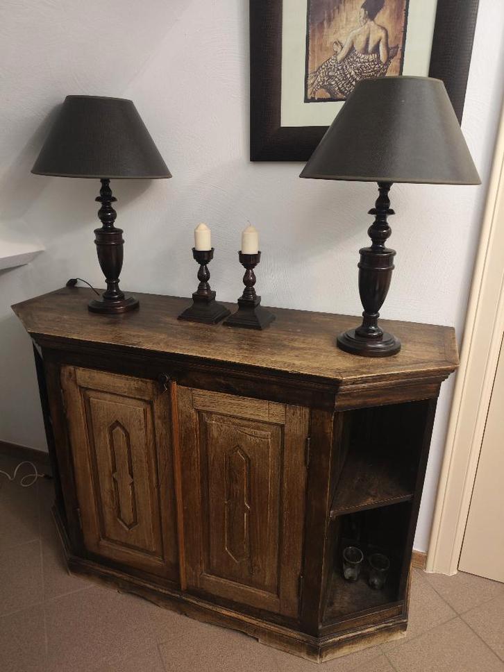 Landelijke houten kast, Antiek en Kunst, Antiek | Meubels | Kasten, Ophalen