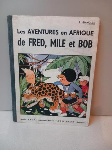 Fred, Mile et Bob (1940) F. Gianolla - Style Hergé