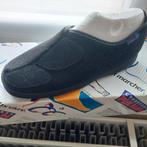 Komfortschoen met ritssluiting en velcro Ideaal voor ouderen, Ophalen, Zwart, Nieuw, Pantoffels of Sloffen