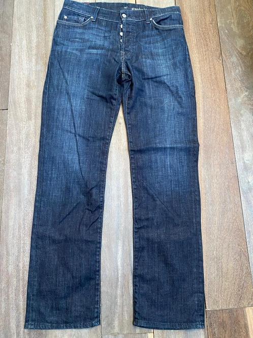 7 For All Mankind jeans W36 blauwe zachte ruwe denim Model S, Kleding | Heren, Spijkerbroeken en Jeans, Gedragen, W36 - W38 (confectie 52/54)