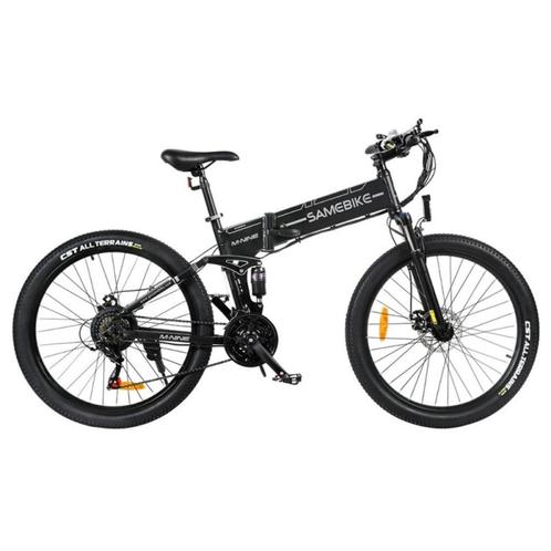 SAMEBIKE LO26-II FT 900W zwarte opvouwbare elektrische mount, Sport en Fitness, Overige Sport en Fitness, Nieuw, Verzenden