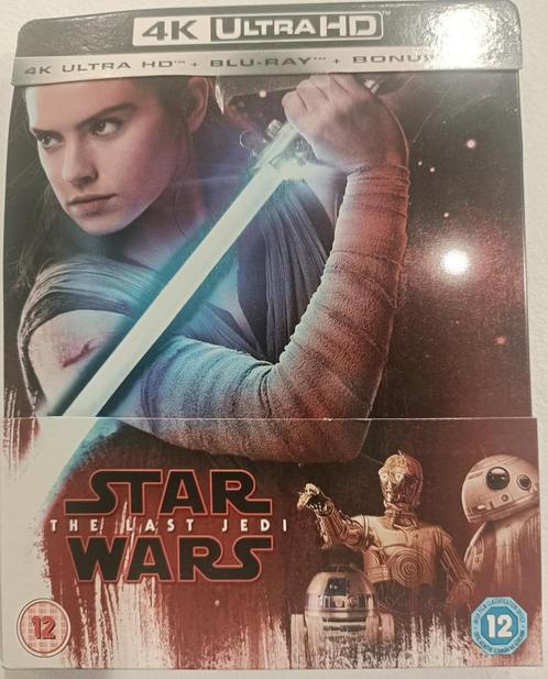 Star Wars: The Last Jedi 4K Ltd 3-Disc Steelbook, Cd's en Dvd's, Blu-ray, Zo goed als nieuw, Science Fiction en Fantasy, Boxset
