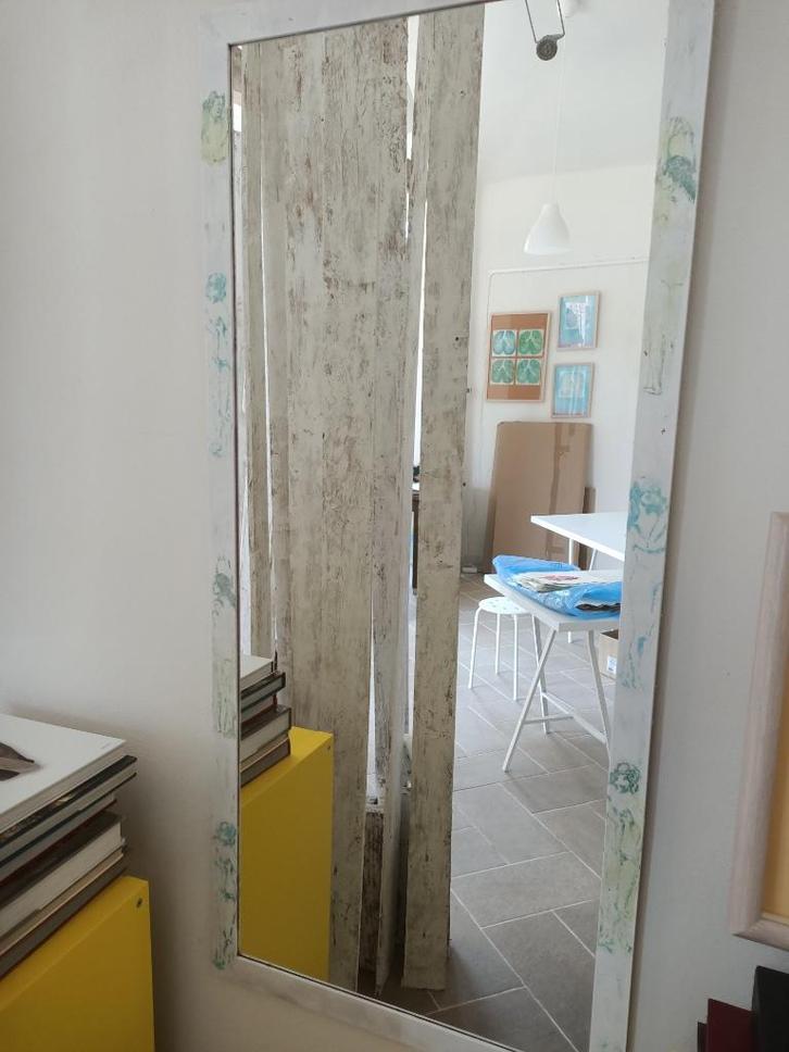 unieke spiegel, Huis en Inrichting, Woonaccessoires | Spiegels, Ophalen