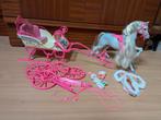 Barbie Blizzard ski Fun paard en koets, Kinderen en Baby's, Ophalen, Gebruikt