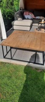 Industriele salontafel, Huis en Inrichting, Ophalen, Gebruikt, 50 tot 75 cm, Vierkant