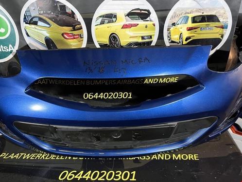 Voorbumper Nissan Micra PDC K13 facelift origineel, Auto-onderdelen, Carrosserie, Bumper, Voor, Gebruikt