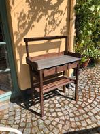 Leuke oppot/opbergtafel voor serre of tuinhuisje, Tuin en Terras, Ophalen, Zo goed als nieuw