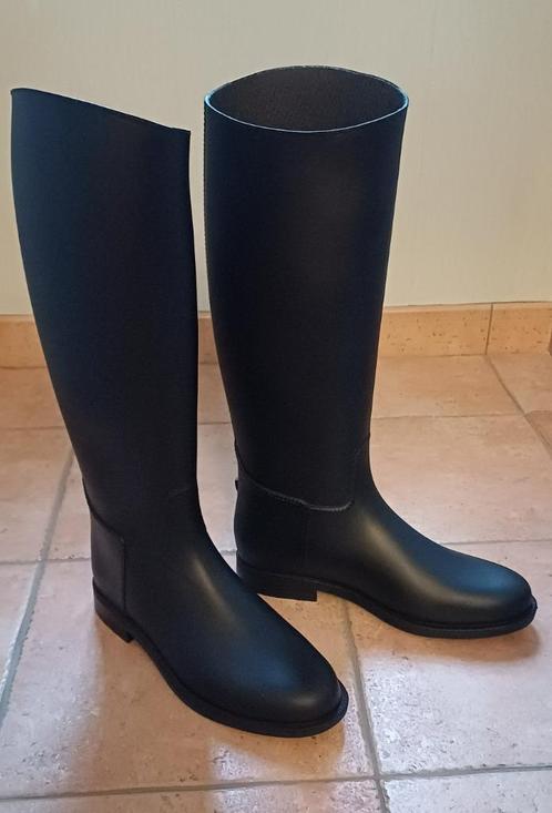 rijlaarzen Fouganza volwassen zwart, Dieren en Toebehoren, Paardrijkleding, Ophalen