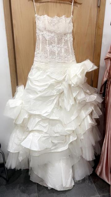 Robe de mariée bustier dentelle, Autre, Enlèvement ou Envoi, Beige, Robe de mariée