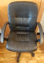 Chaise de bureau abîmée - simillicuir, Enlèvement, Utilisé, Noir, Chaise de bureau