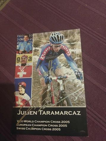 Wielerkaart met handtekening : Julien Taramarcaz beschikbaar voor biedingen