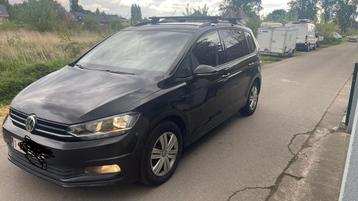 Vw touran 1.6 tdi dsg 115000 km 7 places 12/2018 euro6, Autos, Argent ou Gris, Achat, Euro 6, 7 places