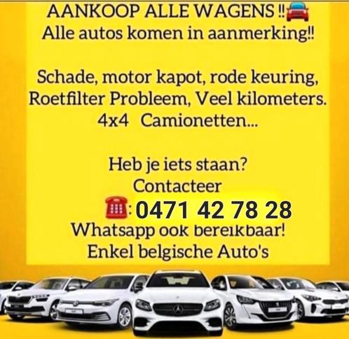 Aankoop Alle Soorten Wagens Tel 0471 42 78 28!!, Auto's, Toyota, Particulier, Benzine, Ophalen