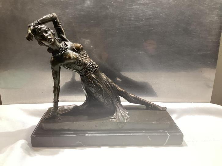 Brons "Cleopatra" get Leonard. 070/ADa., Antiek en Kunst, Antiek | Brons en Koper, Brons, Ophalen