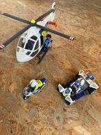 Playmobil politie helikopter 6921 - pull back politie auto -, Kinderen en Baby's, Speelgoed | Playmobil, Ophalen of Verzenden