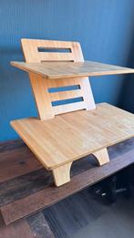 Mooie bamboo standing desk opzet, Enlèvement, Comme neuf
