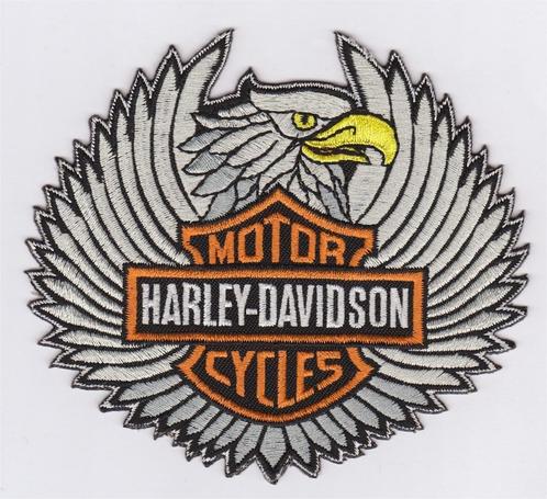 Harley Davidson Adelaar stoffen opstrijk patch #2, Motoren, Accessoires | Stickers, Verzenden