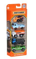 Matchbox 5 Pack MBX Construction II met Dodge GULF & MAN, Verzenden, Nieuw, Auto