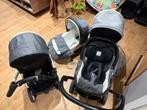 Ensemble poussettes (cosy, simple, double chassis)PEG PEREGO, Kinderen en Baby's, Kinderwagens en Combinaties, Ophalen, Zo goed als nieuw