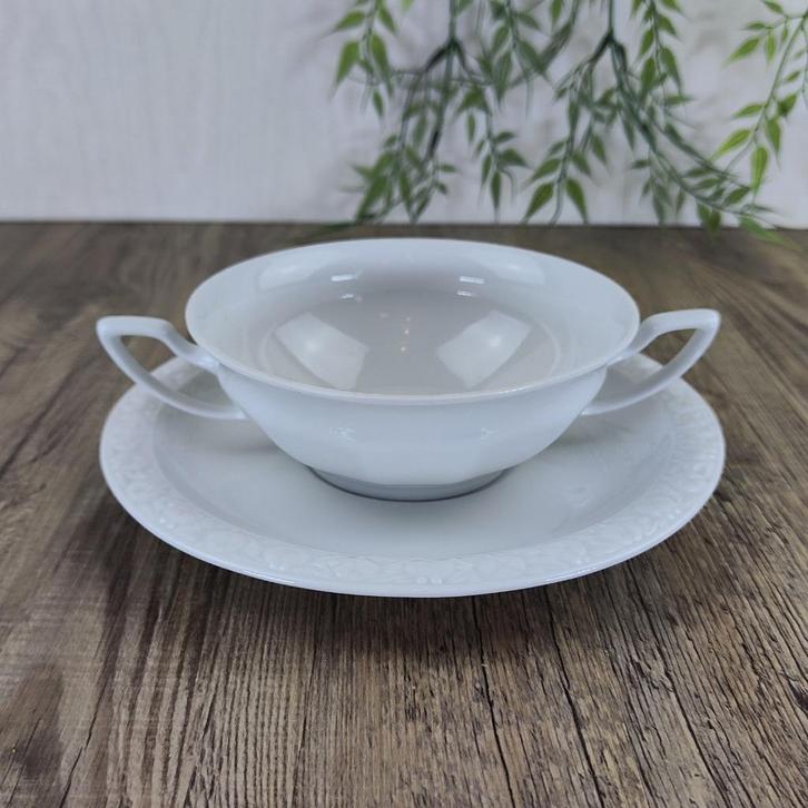 Rosenthal Maria Weiss Soepkom met Schotel, Antiek en Kunst, Antiek | Servies los, Ophalen of Verzenden