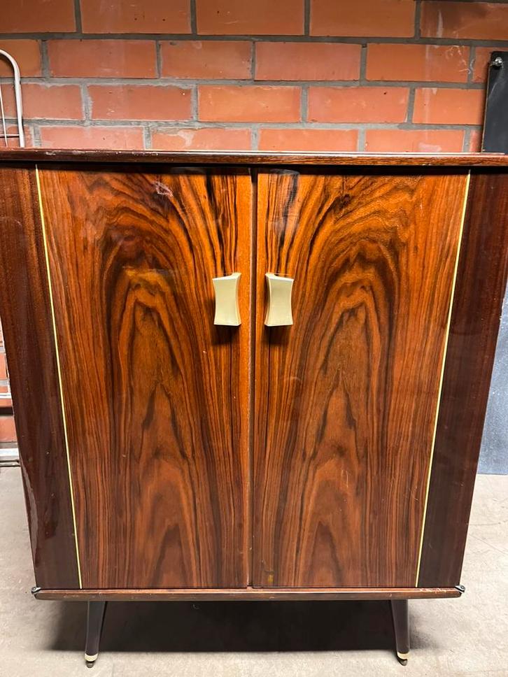 Vintage Tv "PHILIPS AUTOMATIC" in kast, Huis en Inrichting, Woonaccessoires | Overige, Gebruikt, Ophalen