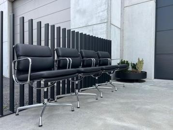 Vitra Eames EA208 premium lederen stoel, 7X beschikbaar voor biedingen