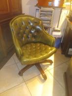 Fauteuil en cuir rétro, Ophalen, Gebruikt, Metaal