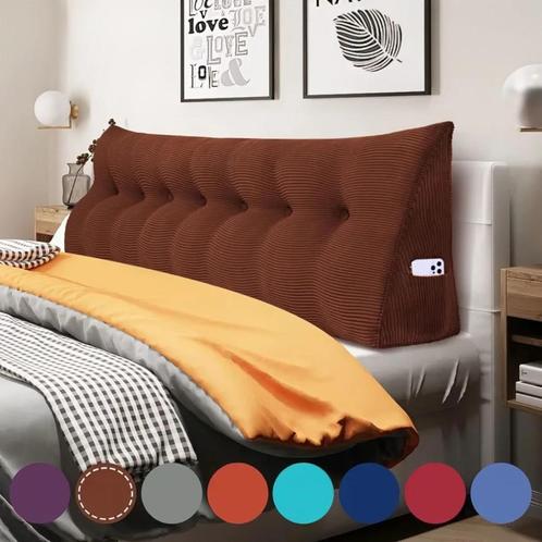 Vercart design rugkussen leeskussen XXL 200cm, Huis en Inrichting, Woonaccessoires | Kussens, Nieuw, Bruin, Rechthoekig, Ophalen of Verzenden