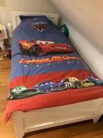398 Dekbedovertrek CARS 140 x 200 cm voor 1 persoon FLANEL, Blauw, Dekbedovertrek, Ophalen of Verzenden, Zo goed als nieuw