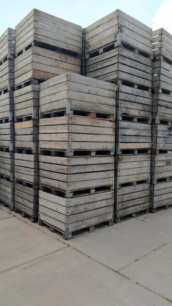 Houten palox / grote kist, Tuin en Terras, Overige Tuin en Terras, Gebruikt, Ophalen