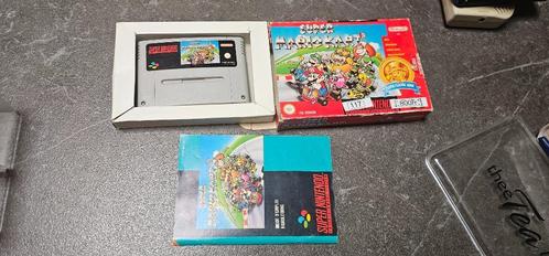 Mario Kart in een doos, Games en Spelcomputers, Games | Nintendo Super NES, Gebruikt, Ophalen of Verzenden