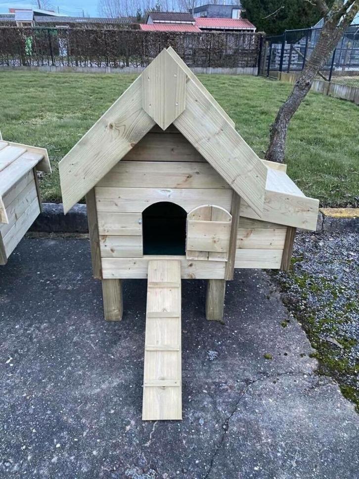 Kippenhok hoeve 1 + achterdeur, Dieren en Toebehoren, Pluimvee | Toebehoren, Nieuw, Kippenhok of Kippenren, Ophalen of Verzenden