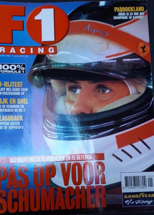 F1  RACING magazines 1998, Boeken, Auto's | Folders en Tijdschriften, Zo goed als nieuw, Verzenden
