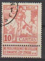 Belgique 1910 n 87, Envoi, Oblitéré