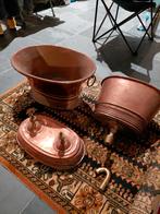 Antieke Koperen wastafel lavabo, Ophalen