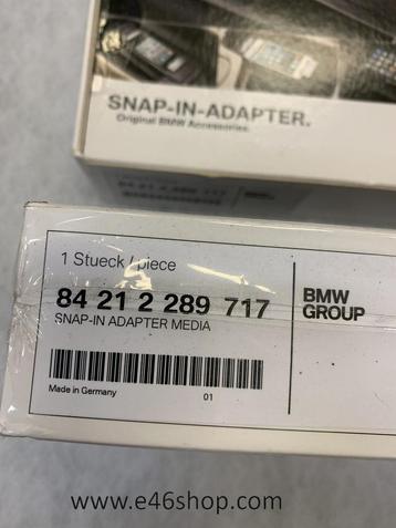 Sanp in houder media BMW IPHONE 5 5S SE OE 84212289717 NIEUW beschikbaar voor biedingen