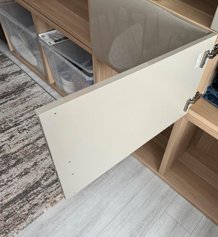 Selsviken glanzend deuren 60x38 voor besta kast te koop, Huis en Inrichting, Kasten | Wandmeubels, Zo goed als nieuw, Minder dan 100 cm