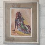 Olieverf op doek gesigneerd, Antiek en Kunst, Ophalen