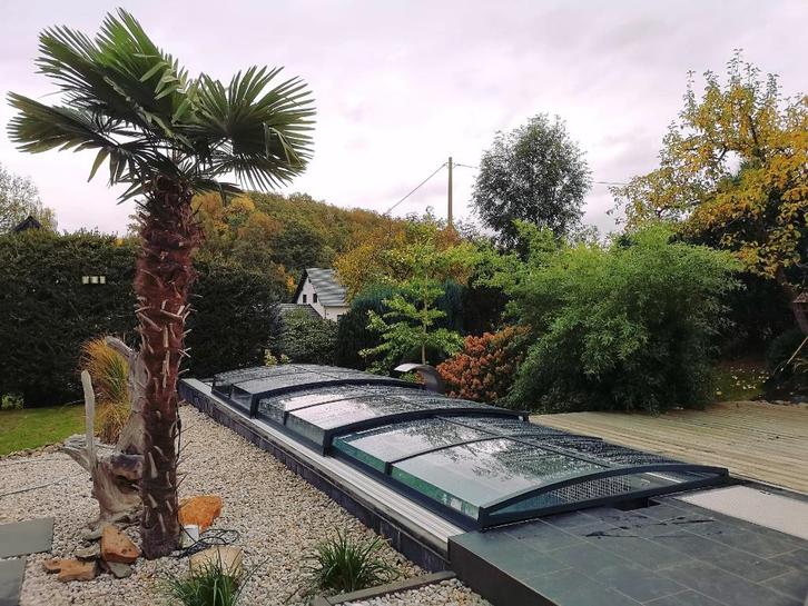 Zwembadoverdekking / pool cover 2,0x7x0,55 m , kleur DB703, Jardin & Terrasse, Accessoires de piscine, Neuf, Autres types, Enlèvement ou Envoi